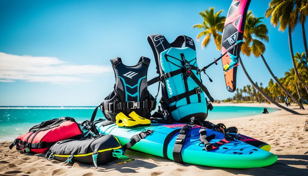 Initial investments in kitesurfing equipment