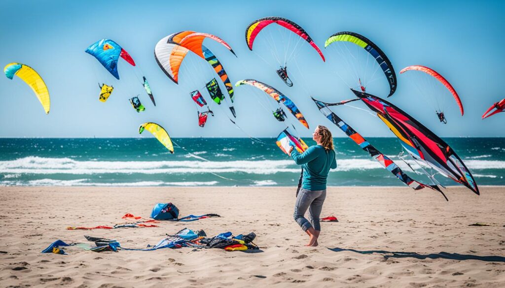 choosing a kitesurfing kite