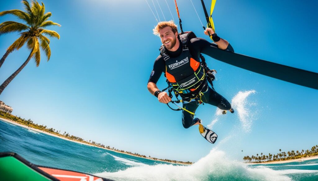 kitesurf water start